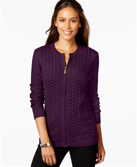 Macy womens sweaters - Shop blue sweaters for women, available at Macy’s. From short-sleeve to long-sleeve styles, you’ll love our bountiful selection of blue sweaters. Whether you prefer light blue or royal blue styles, we have the ideal shades for you. Check out the newest arrivals from your favorite brands, including Lauren Ralph Lauren, Anne Klein, Tommy ... 